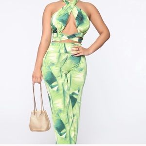 Fashion Nova Plus Size Tropical Set 🌴